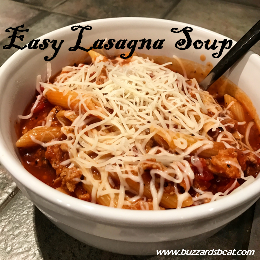 If You Can Brown Ground Beef: Easy Lasagna Soup