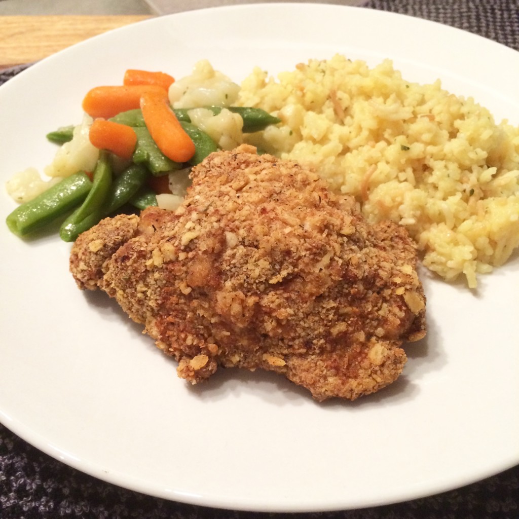 Oven fried chicken